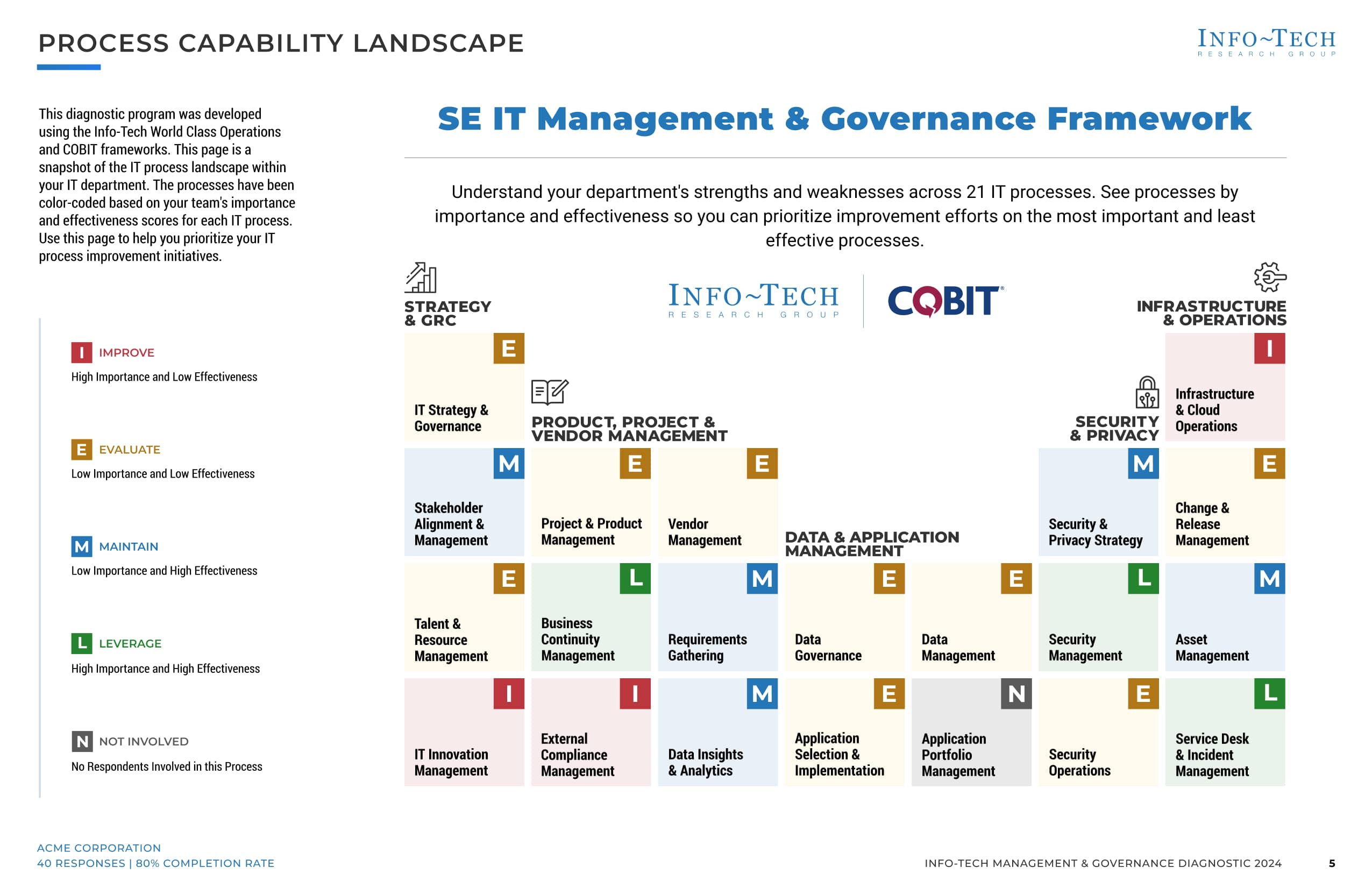 process capability landscape report