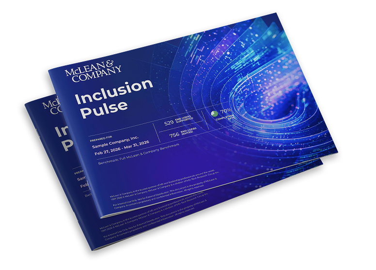 Inclusion Pulse Report Example